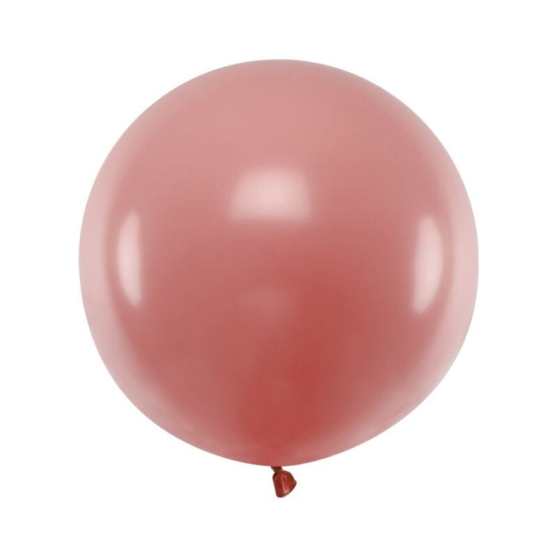 Large latex balloon, wild rose pastel