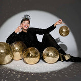 Диадема "Happy New Year" в черен цвят,аксесоари за Нова година, Emotions Factory
