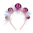 Диадема Диско Tопки – розова, 17.5 x 17.5 см