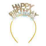 Birthday Tiara, gold (14.5x19 cm)