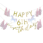 Украса за Рожден Ден -Персонализиран Надпис "Happy Birthday" 
