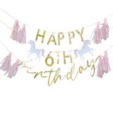 Украса за Рожден Ден -Персонализиран Надпис "Happy Birthday" 