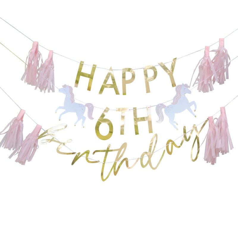 Украса за Рожден Ден -Персонализиран Надпис "Happy Birthday" 