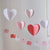 Украса за Деня на Влюбените Свети Валентин - Висящи Сърца в Различни Размери - Висяща Декорация от Сърца