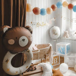 Кутии за балони BABY 30x30 см, бели за украса за бебешко парти, кръщене и фотосесия, Emotions Factory