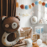 Кутии за балони BABY 30x30 см, бели за украса за бебешко парти, кръщене и фотосесия, Emotions Factory