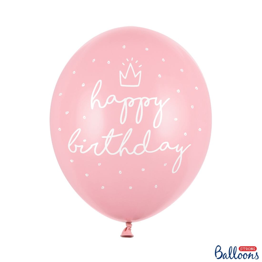 Балони с Хелий София - Пастелно Розови Балони "Happy Birthday" - emotionsfactory.bg