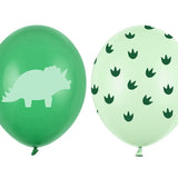 Latex Balloons Dinosaurs, mix (5pcs/pack)