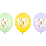 Latex Balloons for Birthday, mix (5 pcs/pack)