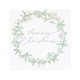 Луксозни Салфетки - Коледни Салфетки Коледен Венец Merry Christmas - emotionsfactory.bg