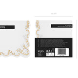 Party napkins with gold ornaments (12 pcs/pack)