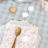 Party napkins with floral motifs (12 pcs/pack)