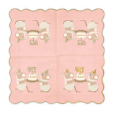 Pink 1st Birthday Mouse Party Napkins (12 pc/pack)