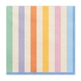 Party Napkins, Multicolored Stripes (20 pc/pack)