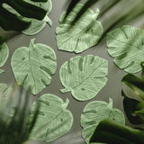 Парти салфетки Палмово листо, 29.1x36 cm, green (1 pkt / 12 pc.)