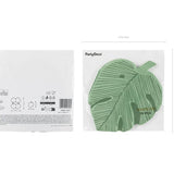 Парти салфетки Палмово листо, 29.1x36 cm, green (1 pkt / 12 pc.)
