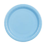 Monocolor Party Plates - Light Blue, 23cm (6 pcs/pack)