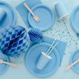 Monocolor Party Plates - Light Blue, 23cm (6 pcs/pack)