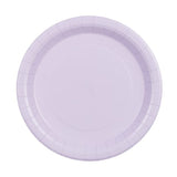 Solid color party plates - light purple, 23cm (6pcs/pack)