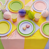 Solid Color Party Plates - Light Green, 18cm (6pcs/pack)