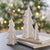 Украса за Коледа - Комплект Бели Керамични Коледни Елхи | Emotions Factory