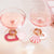 Аксесоари за Моминско Парти - Украса за Маса - Стилни Подложки за чаши за моминско парти в розово злато - Обозначители за чаши Бански и Мида за Плажно Парти 