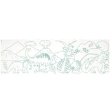 Dinosaur Coloring Set - Drawing Roll + Pencils for Kids