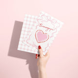 Thank You Kraft Card Pink