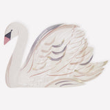 Party Plates Swan (8pcs)