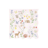 Party napkins with animals, Little Animals (16 pcs/pack)