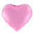 Фолиев балон мини сърце в розово 