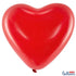 Латексов Балон Сърце, Червен Пастел - 40см