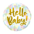 Фолиев Балон с Надпис "Hello Baby"
