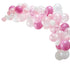 Нежна Арка от Балони в Бяло и Розово (70 балона)