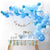 Красива Арка от Балони в Бяло и Синьо (70 балона)