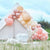 Луксозен Комплект за Изработка на Арка от Балони в Бежово, Розово Злато и Цвят Праскова от 200 балона