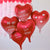 Идеи за Деня на Влюбените Свети Валентин - Букет от Балони Червени Сърца 