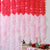 Елегантна украса за фон за Свети Валентин на Червени и Розови Сърца - Ресни за украса със сърца