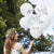 Комплект от Бели Латексови Балони за Сватба (6бр./оп.)