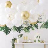 Balloon Arch Kit, Gold and White (55 Balloons)