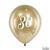 Парти Артикули 30 Рожден Ден | Балони Хром Златно 30 | Emotions Factory