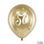 Парти Артикули 50 Рожден Ден | Балони Хром Златно 50 | Emotions Factory