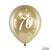 Парти Артикули 70 Рожден Ден | Балони Хром Златно 70 | Emotions Factory