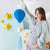 Украса за Новородено Бебе Момче - Декорация за Бебешка Стая на Момченце - Висящ въздушен балон в синьо