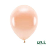 ECO Latex Balloons, peach metallic (10pcs/pack)