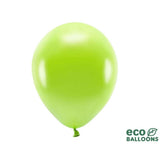 ECO Latex Balloons, lime metallic (10pcs/pack)