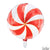 Коледна Украса | Фолиев Балон Candy в Червено и Бяло |Emotions Factory