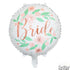Фолиo Балон с Нежни Цветя "Bride" - 45см