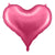 Идеи за Свети Валентин - Голям Фолио Балон Сърце Сатен в Розово