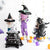 Украса за Хелоуин - Забавен Фолио Балон Вещерска Шапка за Хелоуин  за Детско Парти - Emotions Factory